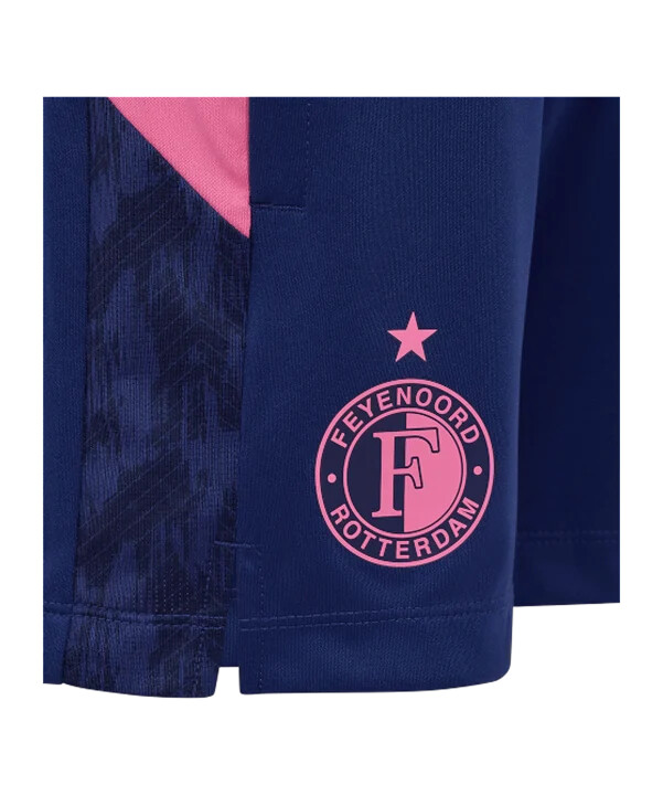 castore feyenoord rotterdam pletena kratka plava f163