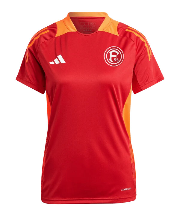 adidas fortuna düsseldorf ženska majica za trening crvene boje