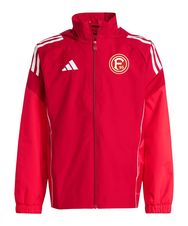 adidas fortuna düsseldorf dječja jakna za trening crvene boje