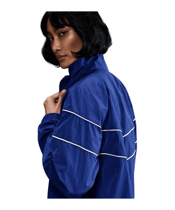 nike france tkana jakna za žene plava f492