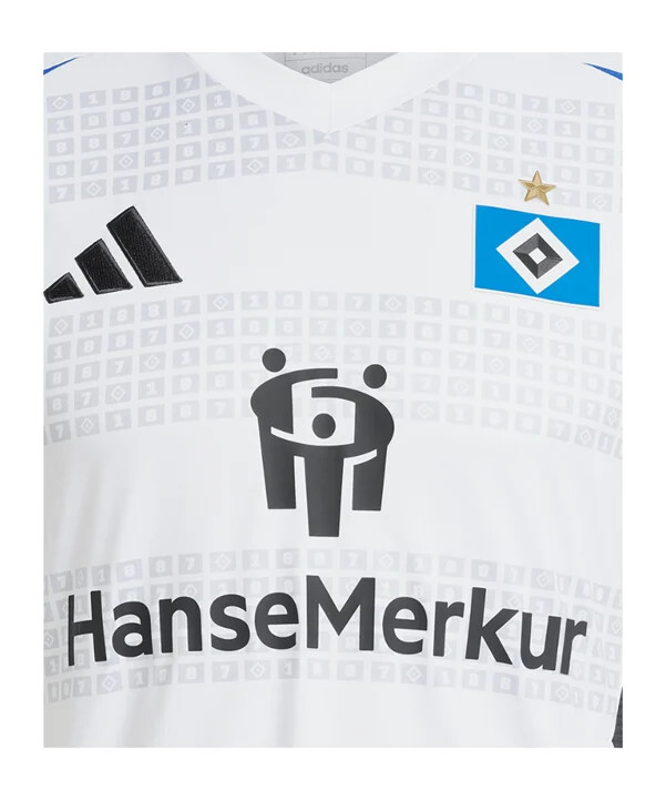 adidas hamburger sv domaći dres 20242025 Ženski bijeli