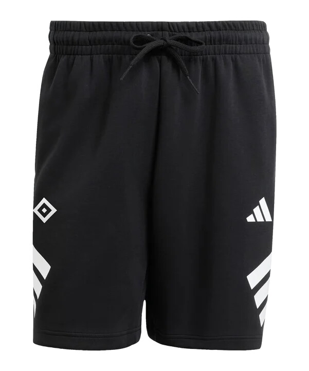 adidas hamburger sv fi kratke hlače crne