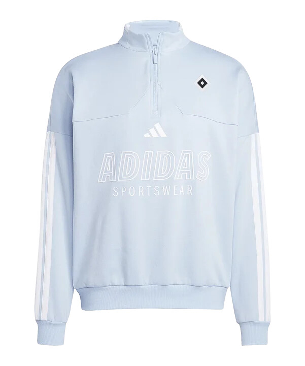 adidas hamburger sv troy majica s kapuljačom plava