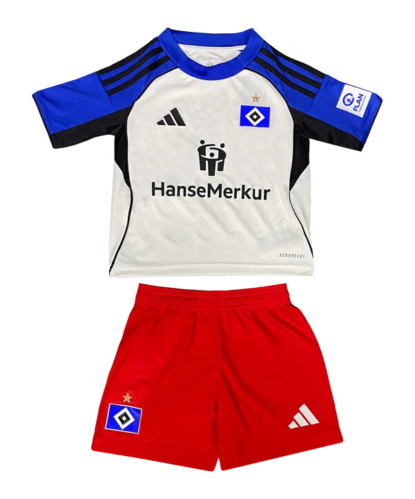 adidas hamburger sv minikit dres za djecu 20252026 bijeli