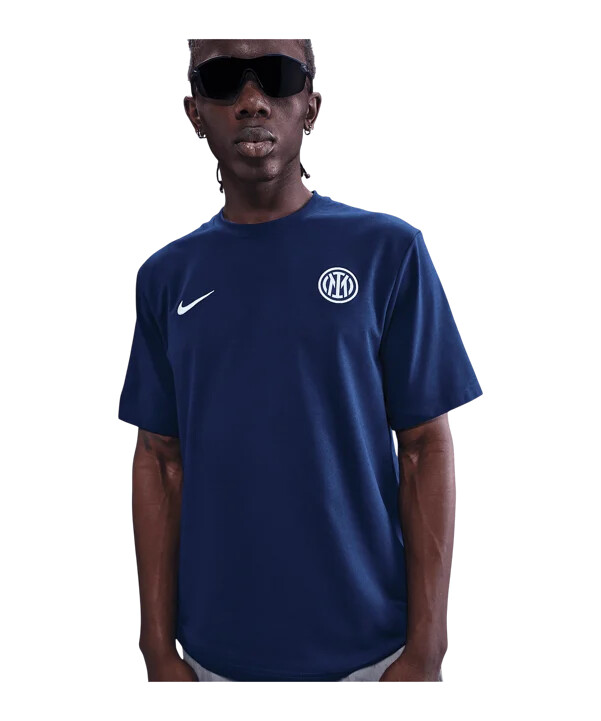 nike inter milan imary majica kratkih rukava s natpisom plava f492