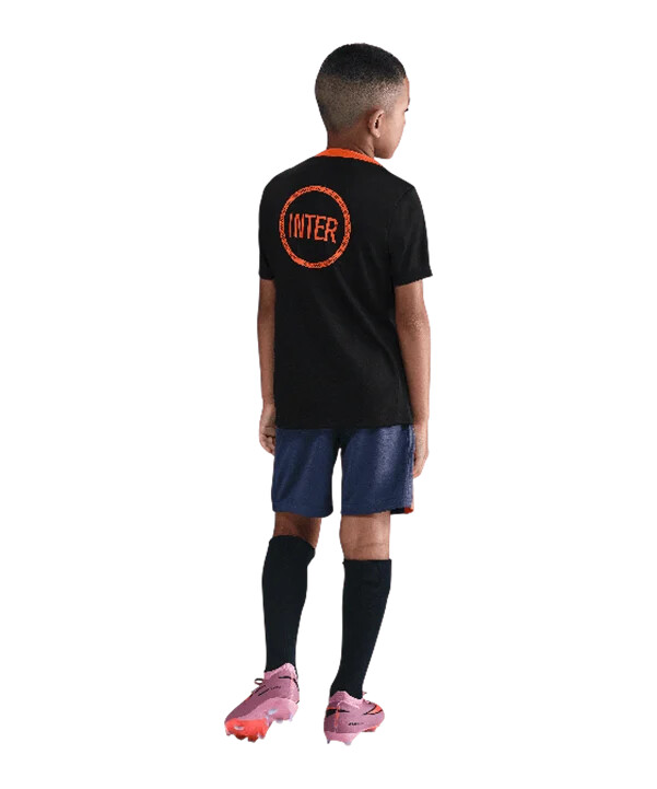 nike inter milan majica za trening za djecu crna f010