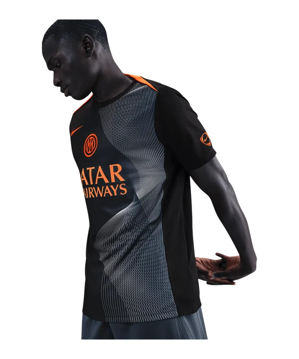 nike inter milan strike majica za trening crna f010