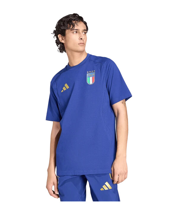 adidas italy tiro putna majica kratkih rukava plava