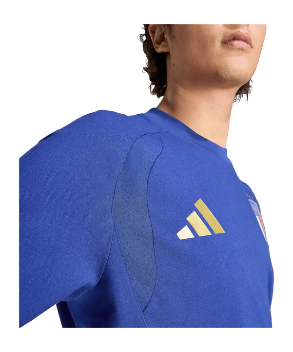 adidas italy tiro putna majica kratkih rukava plava