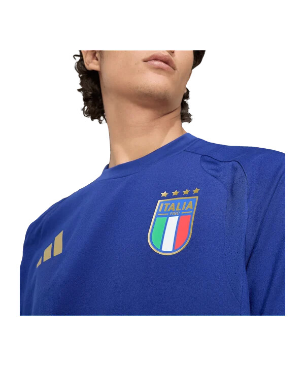 adidas italy tiro putna majica kratkih rukava plava