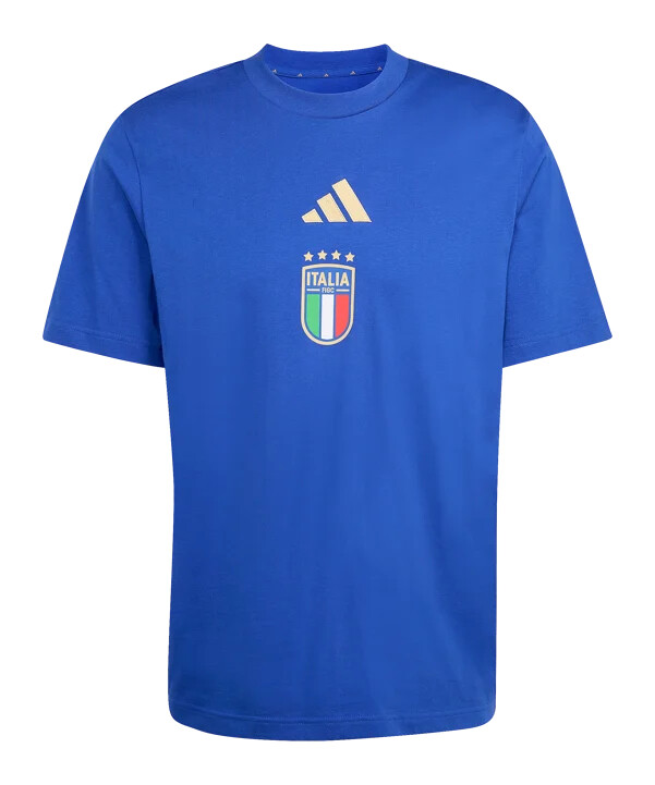 adidas italy dna grafička majica kratkih rukava plava