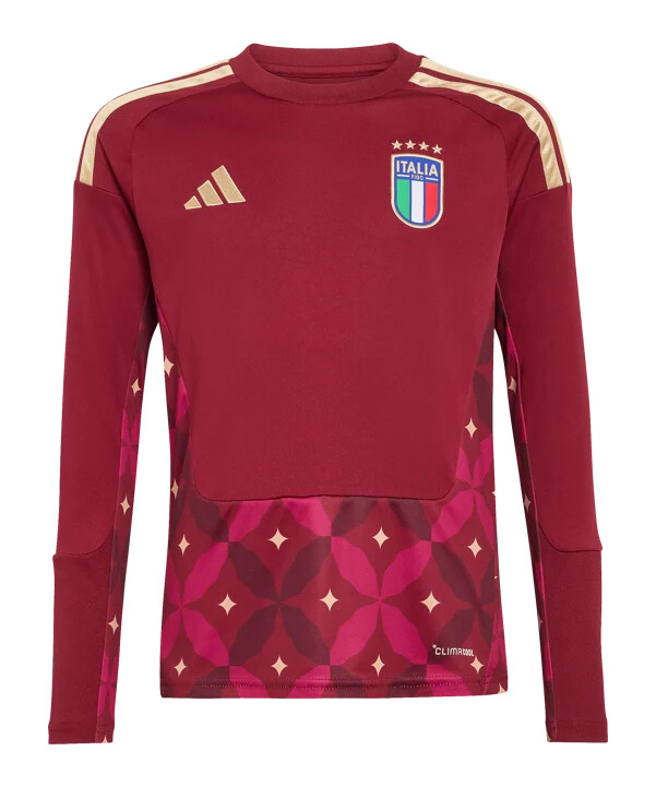 adidas talijanski vratarski dres dugih rukava domaći svjetsko prvenstvo 2026. dječji crveni