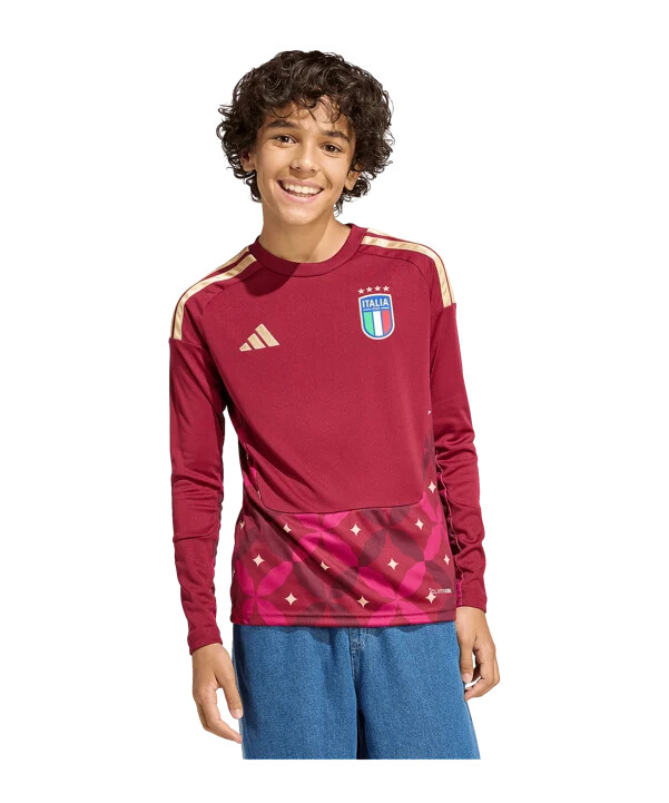 adidas talijanski vratarski dres dugih rukava domaći svjetsko prvenstvo 2026. dječji crveni