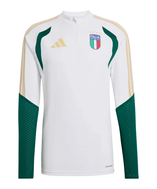 adidas italy trio training sweatshirt bijela