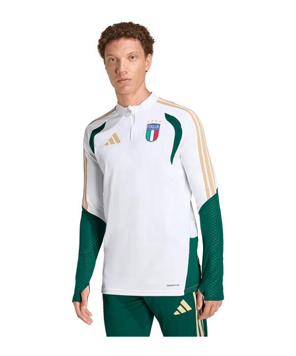 adidas italy trio training sweatshirt bijela