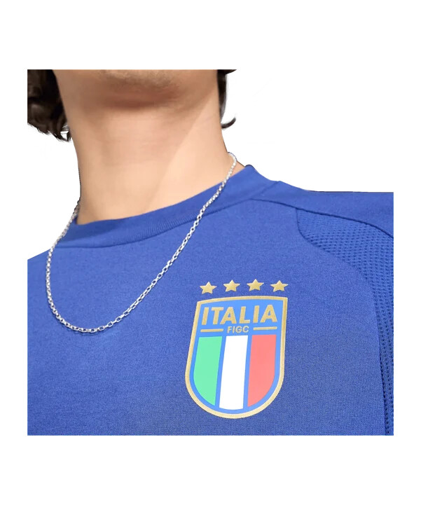 adidas italy tiro putna majica plava