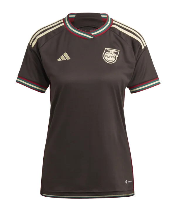 adidas jamaica away dres za žene svjetsko prvenstvo 2023. smeđi