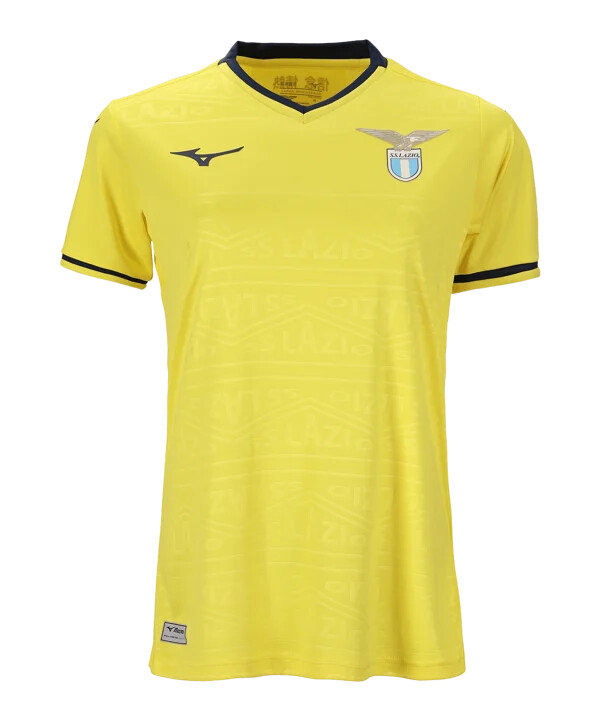 mizuno lazio roma gostujući dres 20242025 žuti f43