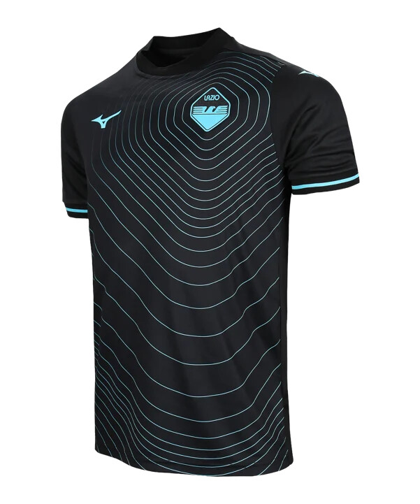 dječji dres mizuno lazio rome za 3. momčad 20242025 crni f09