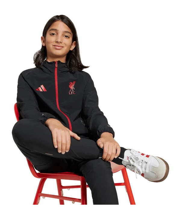 adidas fc liverpool tiro 25 natjecateljska jakna za djecu crna
