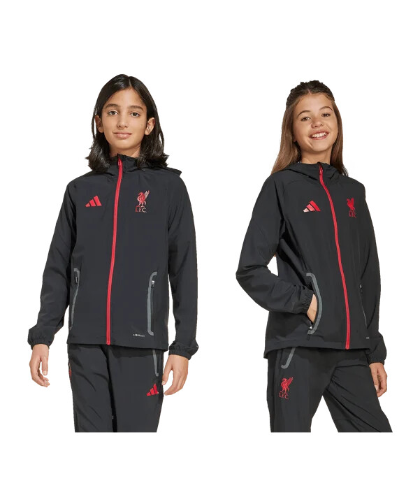 adidas fc liverpool tiro 25 natjecateljska jakna za djecu crna