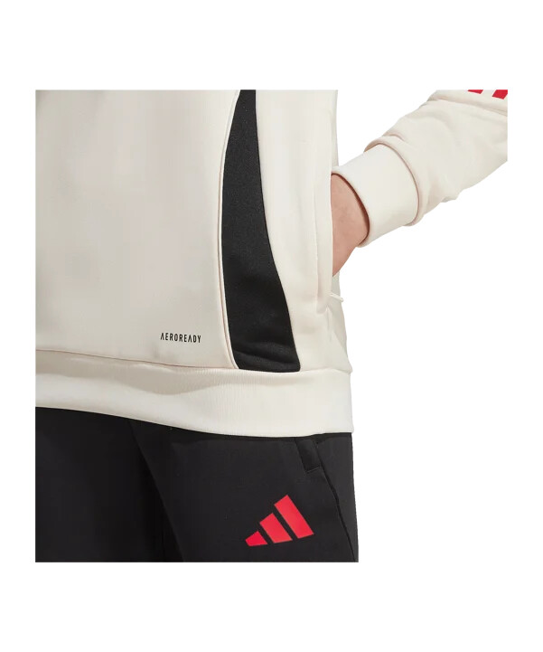 adidas fc liverpool tiro dječja majica s kapuljačom za trening bijela