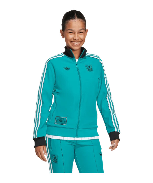 adidas fc liverpool icon track dječja zelena majica