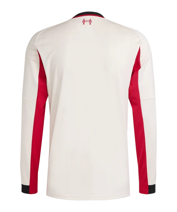 adidas fc liverpool gostujući dres dugih rukava 20252026 bijeli