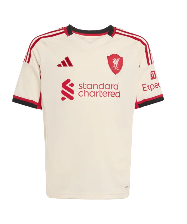 adidas fc liverpool gostujući dres 20252026 dječji bijeli