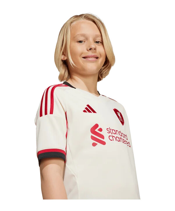 adidas fc liverpool gostujući dres 20252026 dječji bijeli