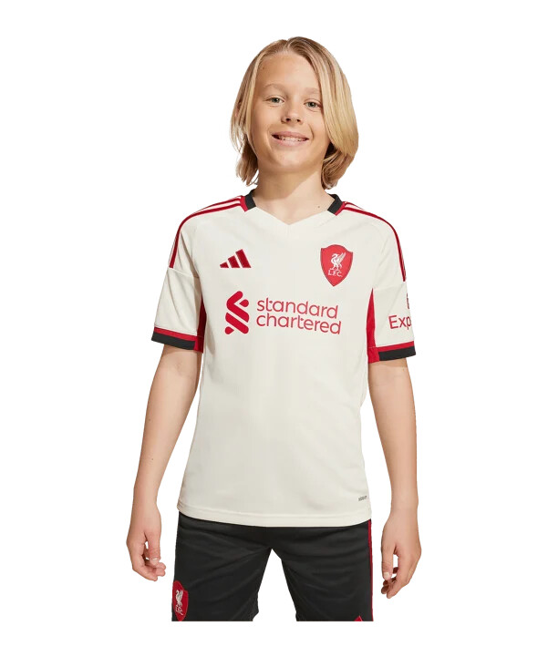 adidas fc liverpool gostujući dres 20252026 dječji bijeli