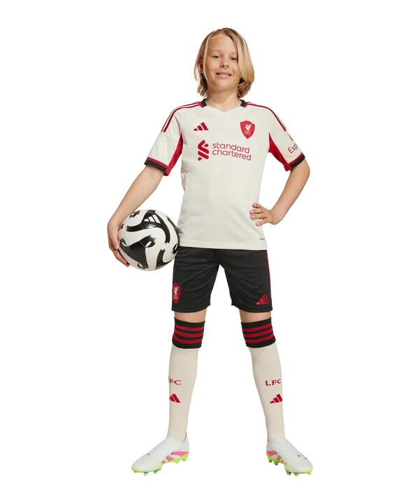adidas fc liverpool gostujući dres 20252026 dječji bijeli