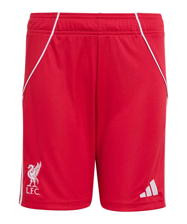 adidas fc liverpool kratke hlače home 20252026 dječje crvene
