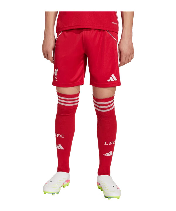 adidas fc liverpool kratke hlače home 20252026 dječje crvene