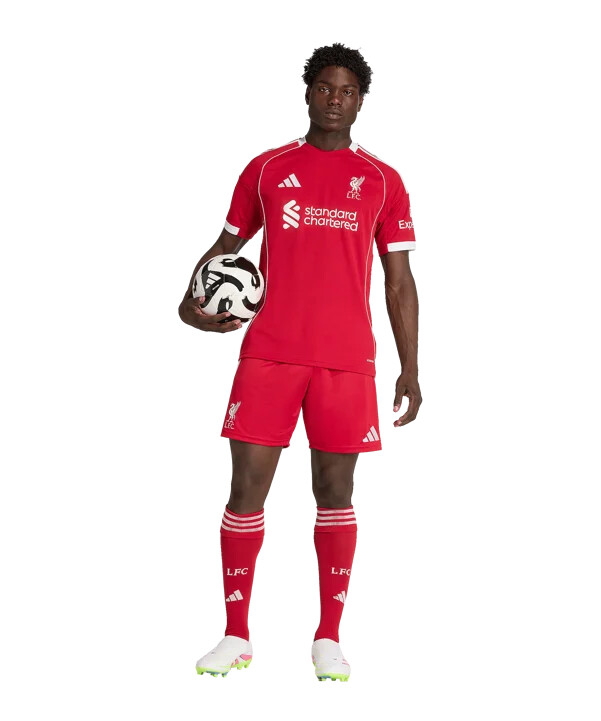 adidas fc liverpool kratke hlače za domaći 20252026 crvene boje