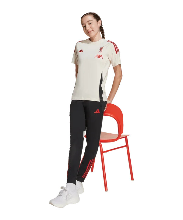 adidas fc liverpool tiro pamučna majica kratkih rukava za djecu bijela