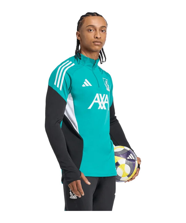 adidas fc liverpool europska trenerska majica 2025.2026. zelena