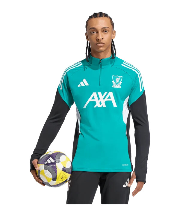 adidas fc liverpool europska trenerska majica 2025.2026. zelena