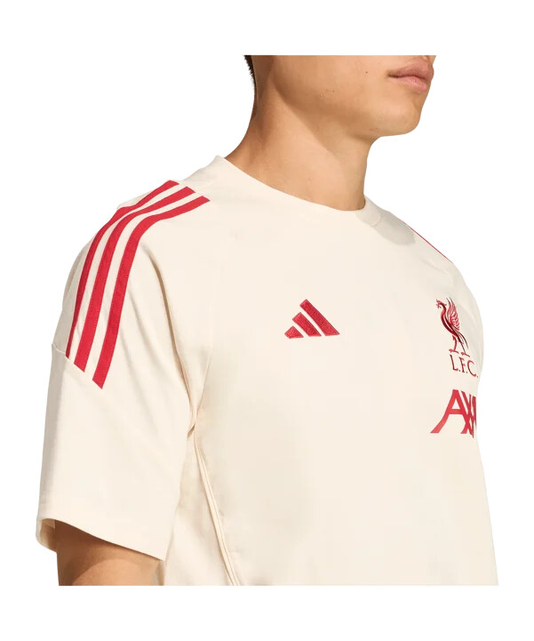 adidas fc liverpool tiro pamučna majica kratkih rukava bijela