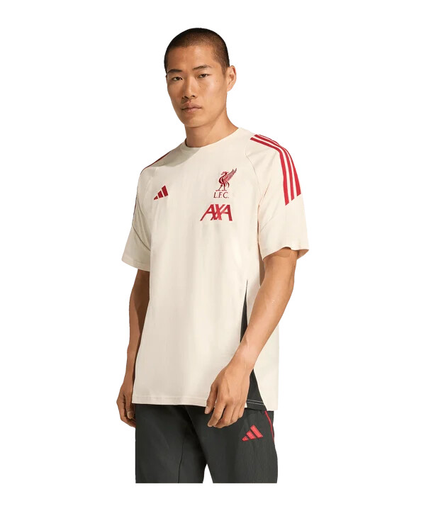 adidas fc liverpool tiro pamučna majica kratkih rukava bijela