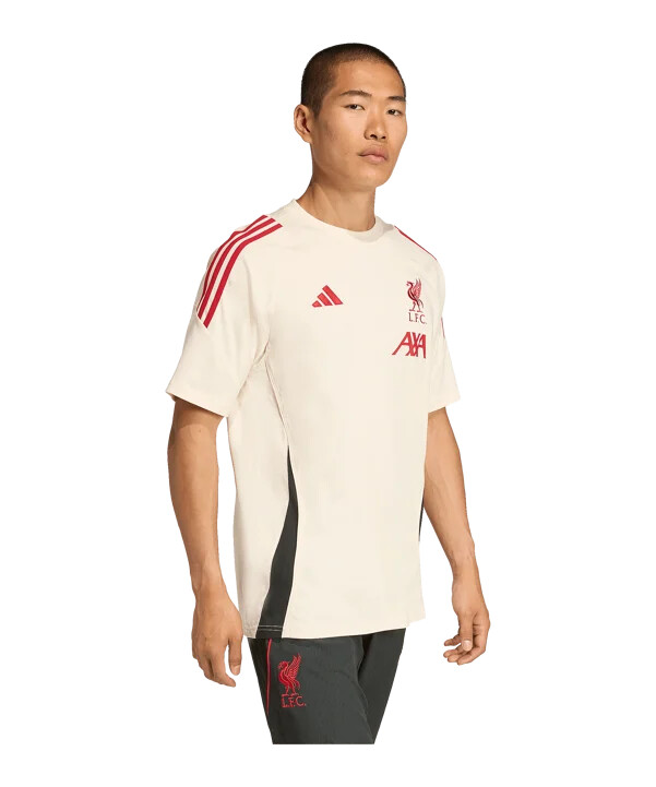 adidas fc liverpool tiro pamučna majica kratkih rukava bijela