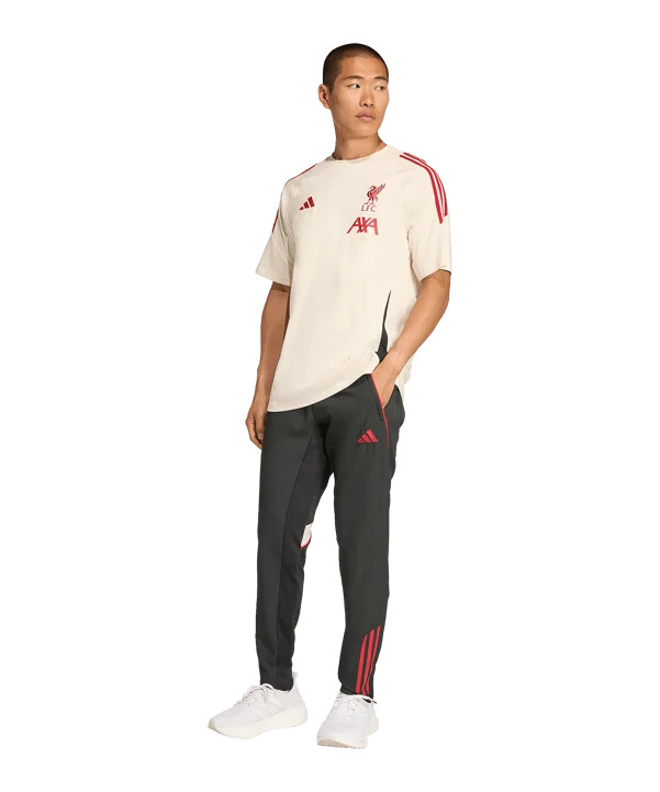 adidas fc liverpool tiro pamučna majica kratkih rukava bijela