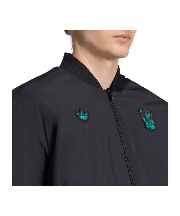 adidas fc liverpool icon jakna crna