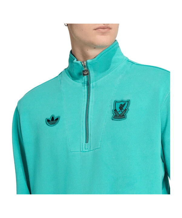 adidas fc liverpool icon majica s kratkim zatvaračem zelena