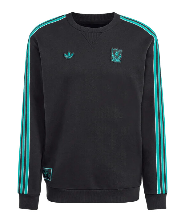 adidas fc liverpool icon majica s kapuljačom crna