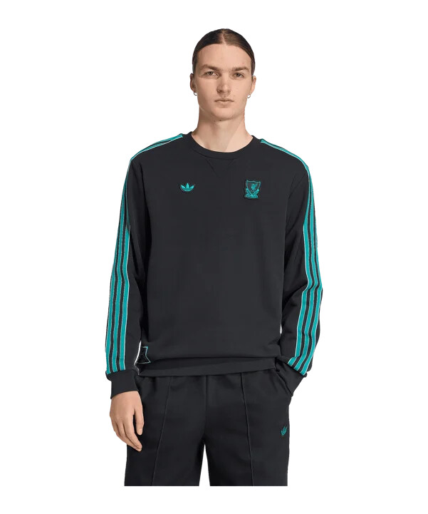 adidas fc liverpool icon majica s kapuljačom crna