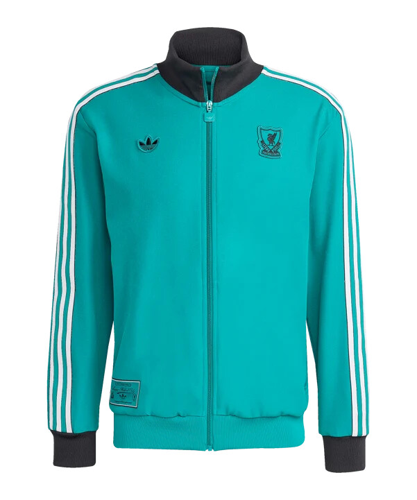 adidas fc liverpool icon track majica zelena