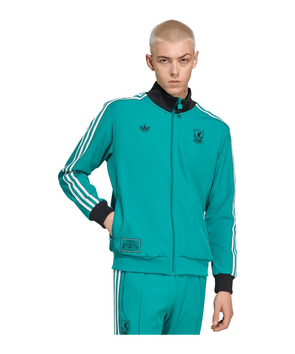 adidas fc liverpool icon track majica zelena
