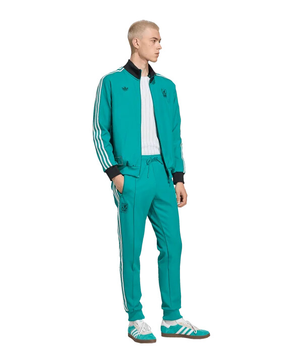 adidas fc liverpool icon track majica zelena