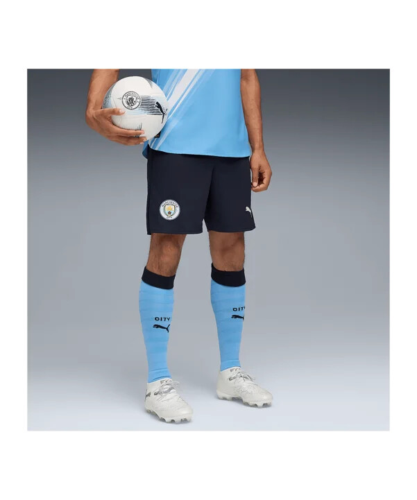 puma manchester city kratke gostujuće majice 20252026 plave f06